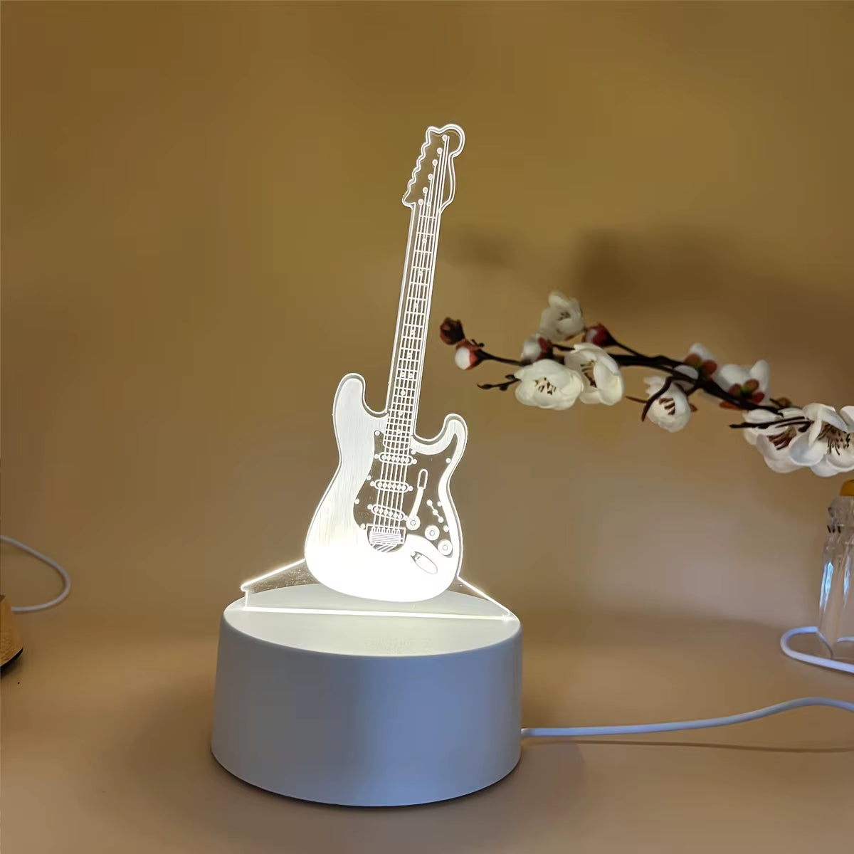 3D Guitar LED Night Light