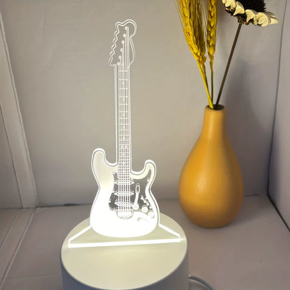 3D Guitar LED Night Light