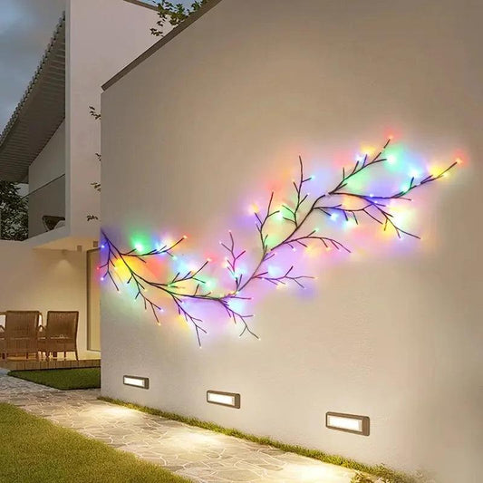 LED Willow Vine String Lights Flexible Wall Decor