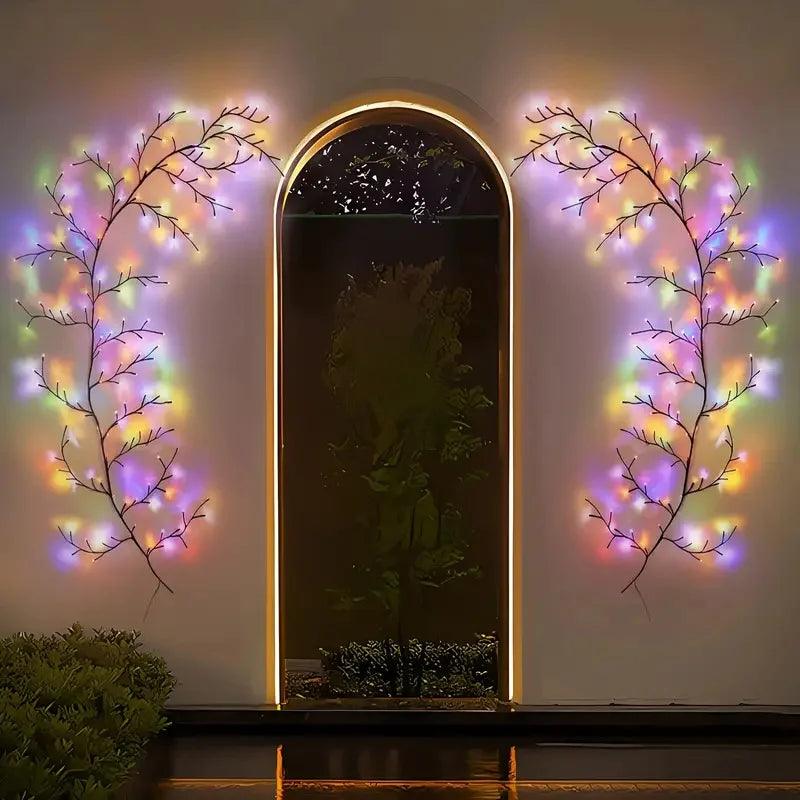 LED Willow Vine String Lights Flexible Wall Decor