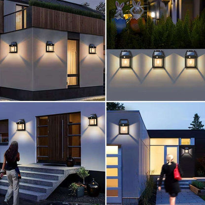 Outdoor Solar Wall Light with Motion Sensor