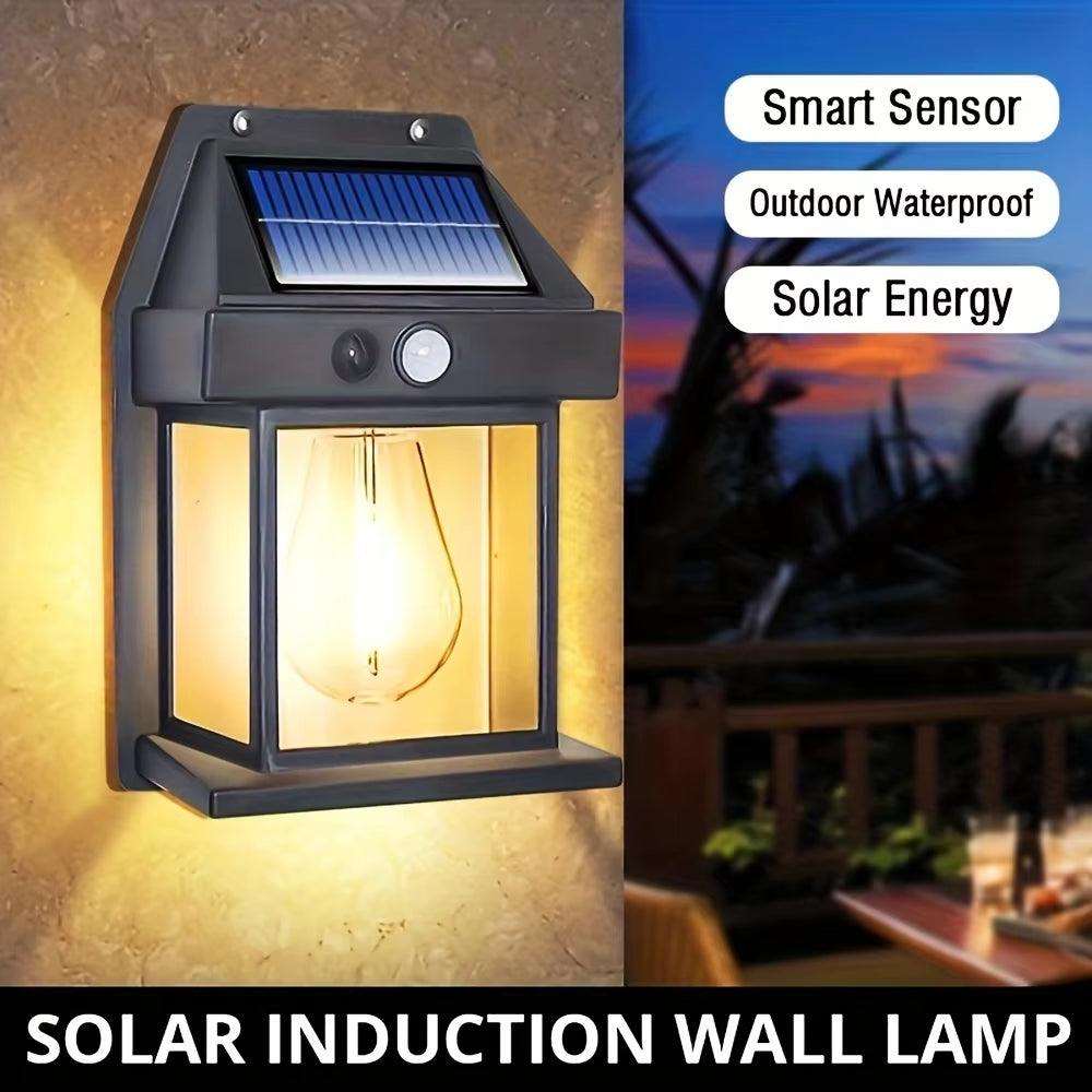 Outdoor Solar Wall Light with Motion Sensor